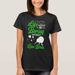 Camiseta Kiwi Bird seria chato, o Pássaro Kiwi da Nova Zelâ