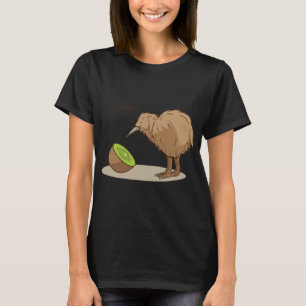 Camiseta Kiwi Fruta de pássaros Nova Zelândia Diversão de m