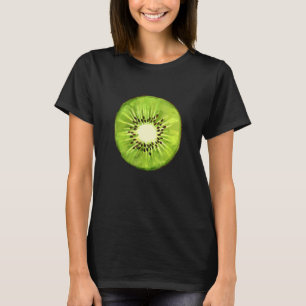 Camiseta Kiwi Frutas amam fantasias de Kiwi mulheres crianç