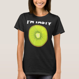 Camiseta Kiwi Im Tastia Tropical Fruta Vegetariana Berry