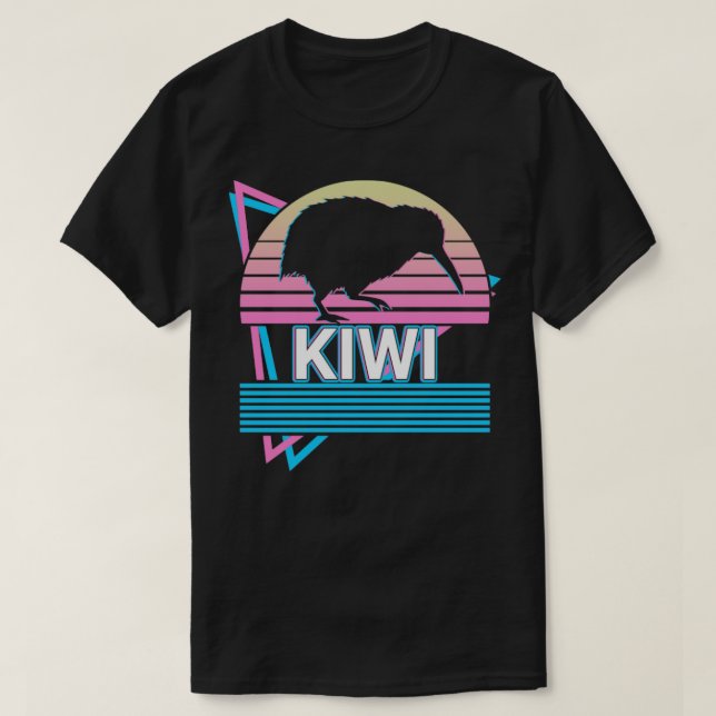 Camiseta Kiwi Retro Gift (Frente do Design)