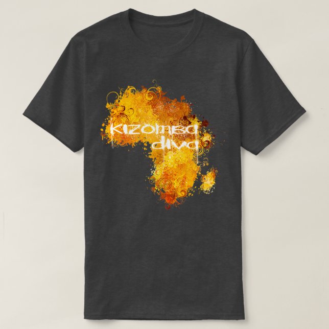 Camiseta Kizomba diva (Frente do Design)