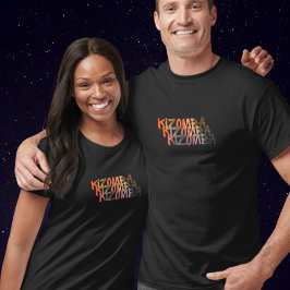 Camiseta Kizomba triplo no estilo de grafite