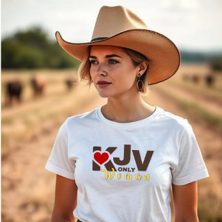 Camiseta KJV Woman - Red Heart