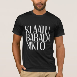 CAMISETA KLAATU BARADA NIKTO