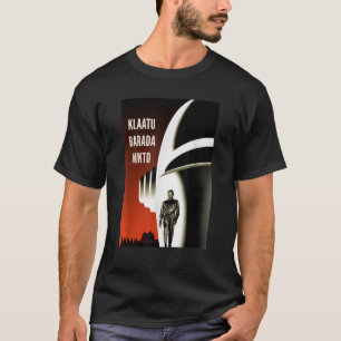 Camiseta Klaatu Barada Nikto Gort Robot SiFi