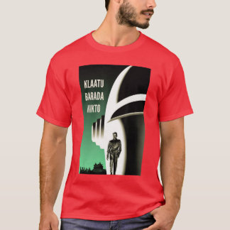 Camiseta Klaatu Barada Nikto Robot Gort SiFi funny friends