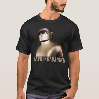 Camiseta Klaatu Barada Nikto Robot SiFi Design