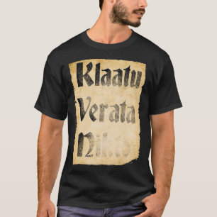 Camiseta Klaatu Verata Necktie