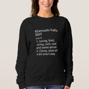 Camiseta KLAMATH CAI GAROTA OU OREGON Funny City Raízes