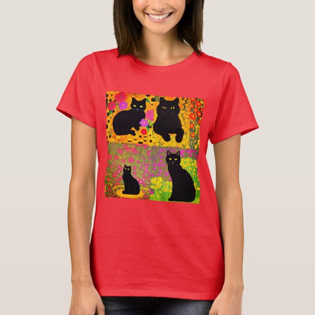Camiseta Klimt Cat (Frente)