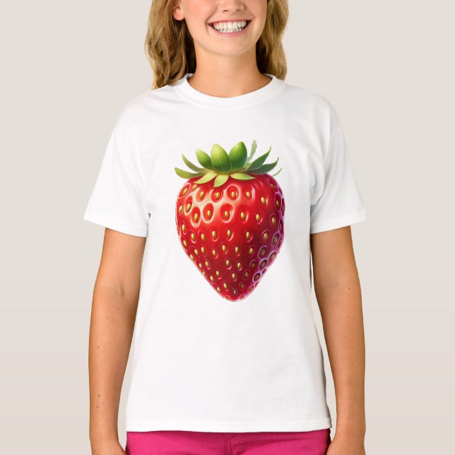 Camiseta Knackige Erdbeere (Frente)