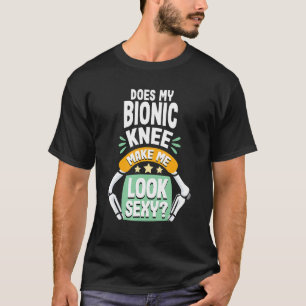 Camiseta Kne Bionário Engraçado de Recuperação de Cirurgia