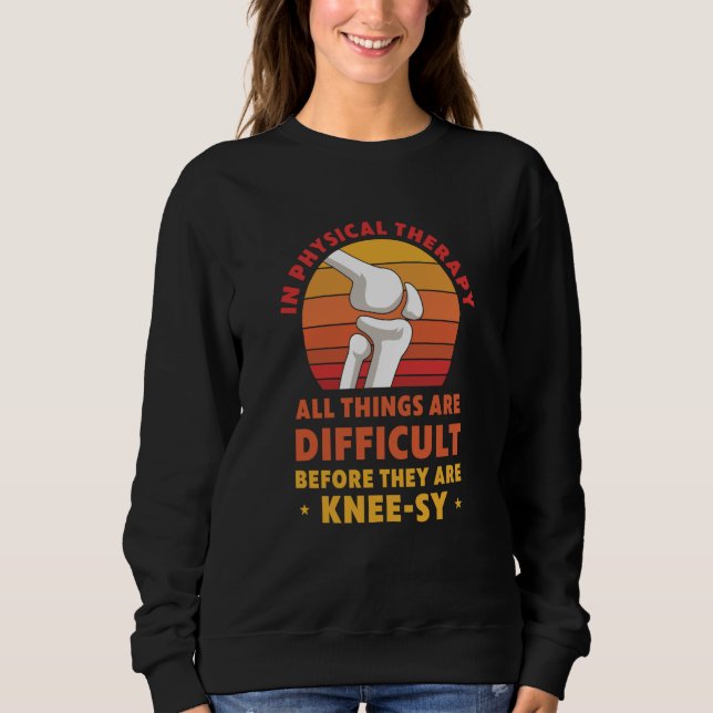 Camiseta Knee Replacement Physical Therapy Surgery Recovery (Frente)