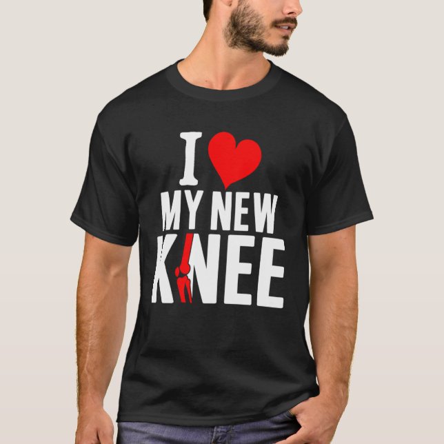 Camiseta Knee Replacement Surgery Get Well Soon Post Recove (Frente)