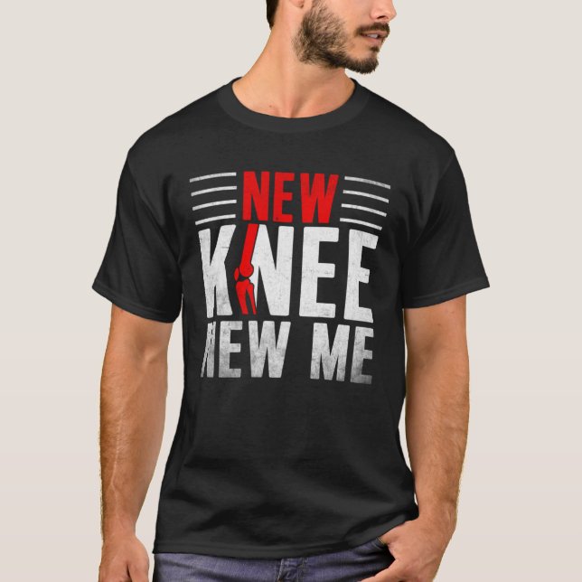 Camiseta Knee Replacement Surgery Get Well Soon Post Recove (Frente)