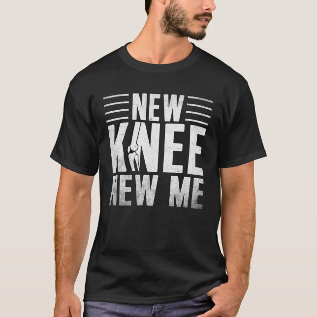 Camiseta Knee Replacement Surgery Get Well Soon Post Recove (Frente)