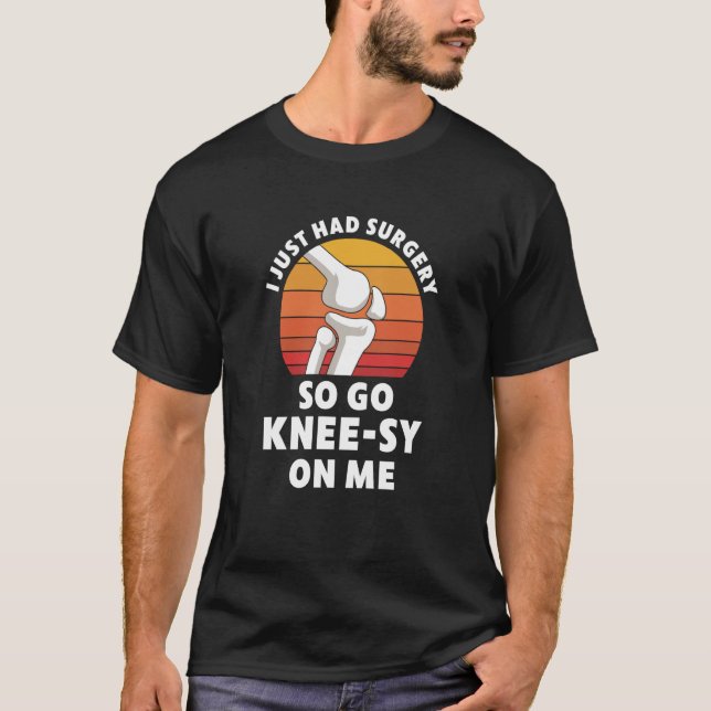 Camiseta Knee Replacement Surgery New Knee Recovery Get Wel (Frente)