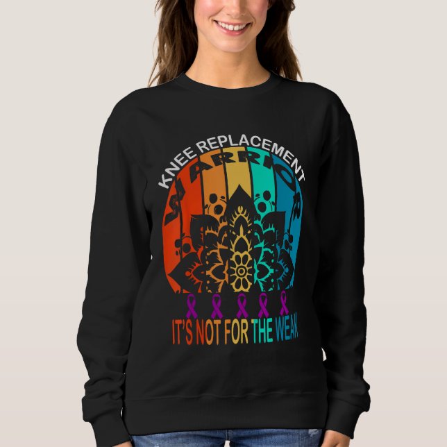 Camiseta knee replacement warrior It s Not For The Weak (Frente)