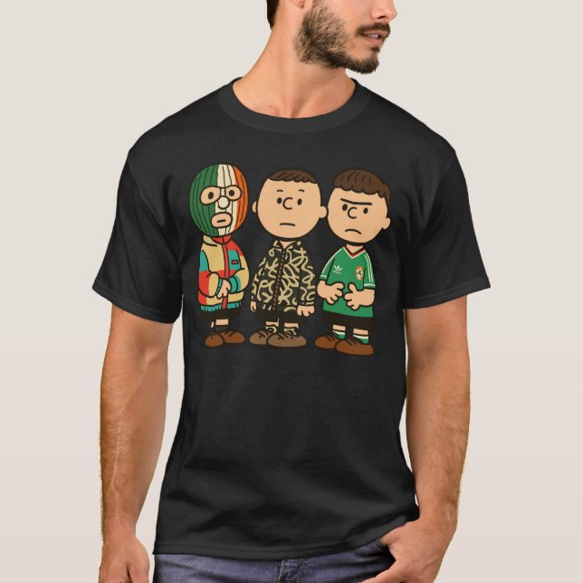Camiseta Kneecap Fan Art Mashup friends (Frente)