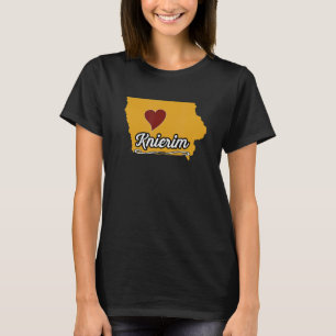Camiseta KNIERIM IOWA IA EUA Cute Souvenir Merch Cidade dos