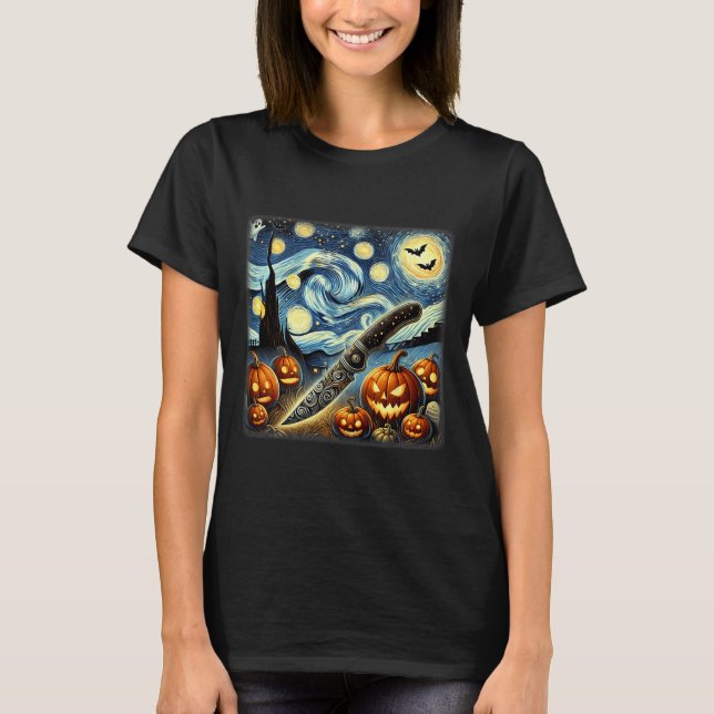 Camiseta Knife Chef Halloween (Frente)