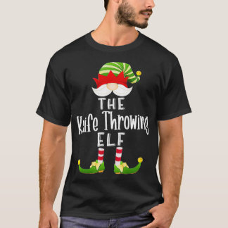 Camiseta Knife Jogando Elf Group Natal Engraçado Pajama Pa
