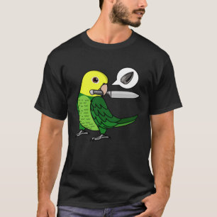 Camiseta Knife Parrot quer Seeds Eu sou o dobro do amarelo