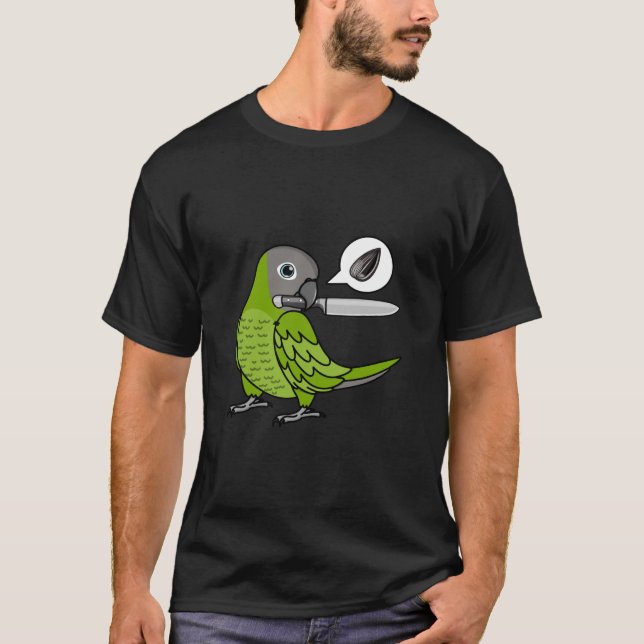 Camiseta Knife Parrot quer Seeds I Dusky com cabeçalho Conu (Frente)
