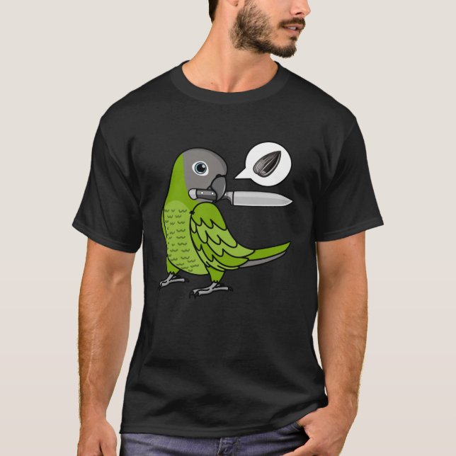 Camiseta Knife Parrot quer Seeds I Dusky com cabeçalho Conu (Frente)