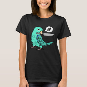Camiseta Knife Parrot Quer Seeds I Turquoise Parrotlet