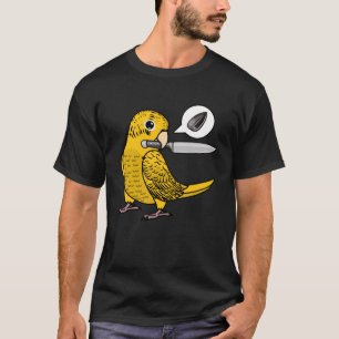 Camiseta Knife Parrot Quer Seeds I Yellow Lutino Budget Bu
