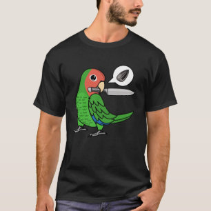 Camiseta Knife Parrot Quer Sementes Eu Enfrentei o Lovebi V