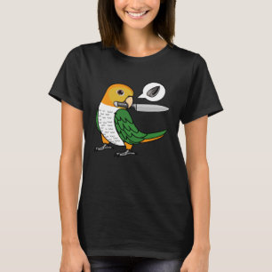 Camiseta Knife Parrot Quer Sementes I Caique Branca