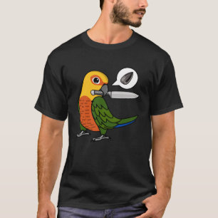 Camiseta Knife Parrot Quer Sementes I Jenday Conure