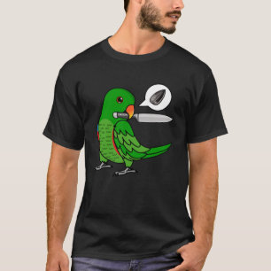 Camiseta Knife Parrot Quer Sementes I Male Eclectus