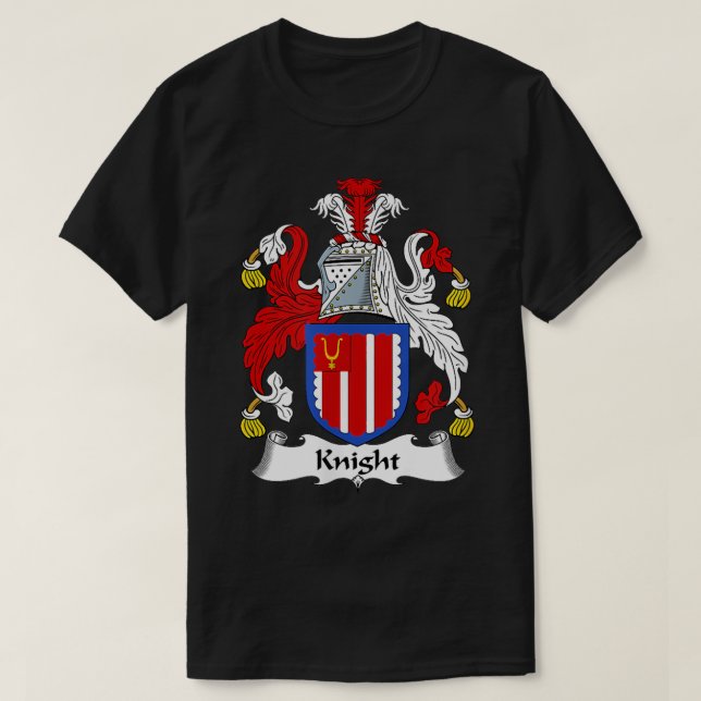 Camiseta Knight Coat of Arms  Family Crest  (Frente do Design)