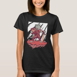 Camiseta Knight Dog Cartoon Design