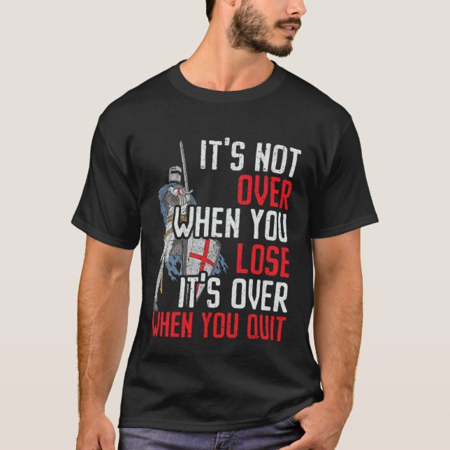 Camiseta Knight  Medieval Soldier Knighthood Warrior  1 (Frente)