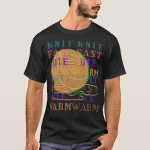 Camiseta Knit Rápido Morre Quente Trippy Engraçado