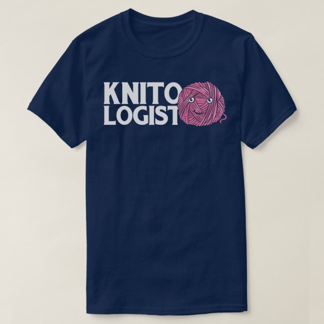 Camiseta Knitologista (Frente do Design)