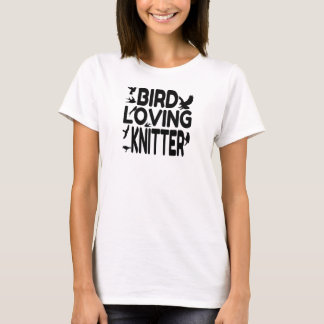 Camiseta Knitter ama Aves