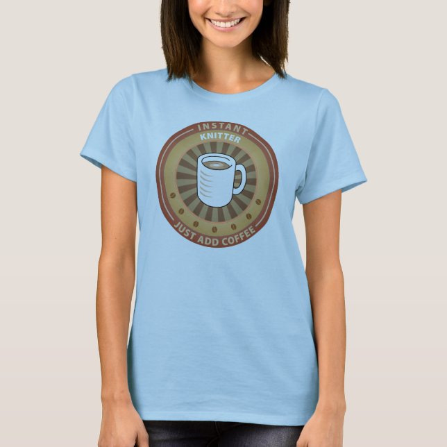 Camiseta Knitter imediato (Frente)