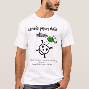 Camiseta Knitters-Caridade T da data do baile de formatura