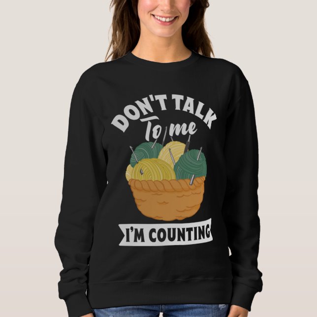 Camiseta Knitting Love Hobby Yarn Crochet Crocheting needle (Frente)