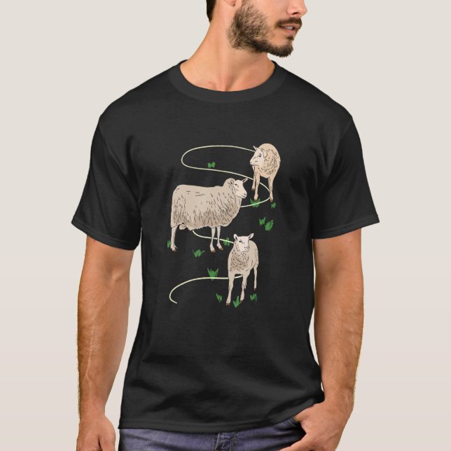 Camiseta Knitting Taking Yarn Textil Fabric Motive Weaving  (Frente)