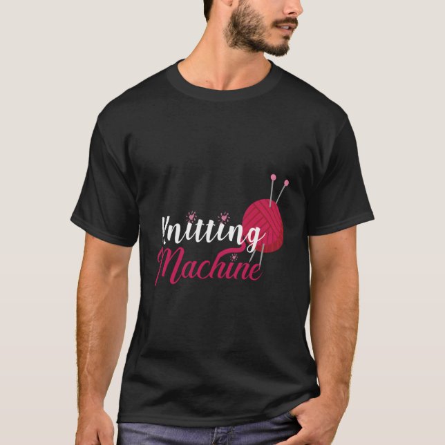 Camiseta Knitting (tricô) (Frente)