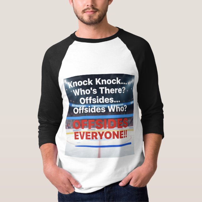Camiseta Knock Knock Offled Hockey (Frente)