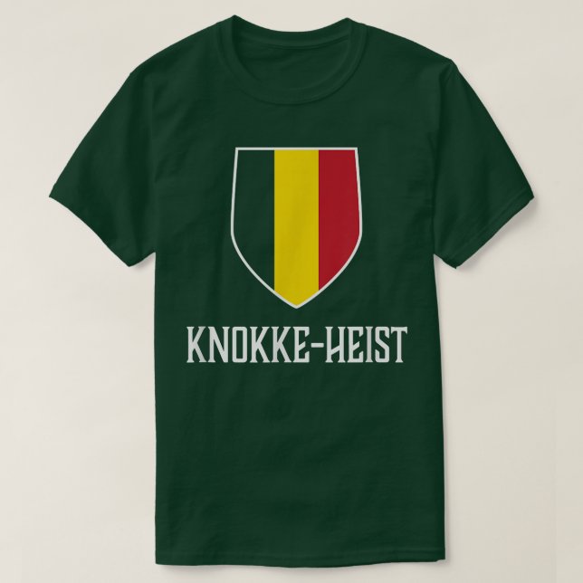 Camiseta Knokke-Heist, Bélgica - diafragma belga (Frente do Design)
