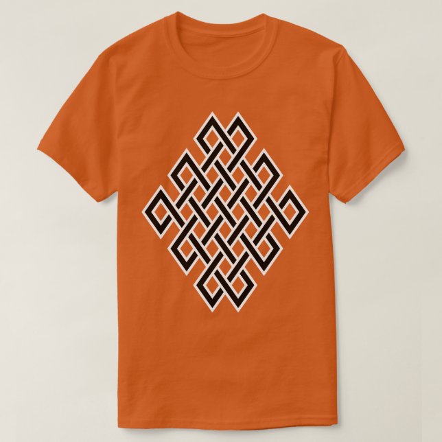Camiseta Knot 1 elaborado sem fim (Frente do Design)